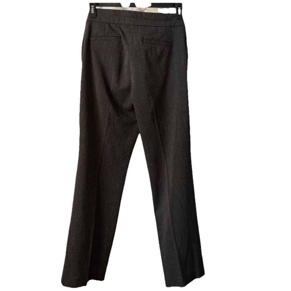 Kim Rogers Career Classic Dress Pants Brown Tan Black Pockets Flat Front Size 12 - Picture 6 of 11